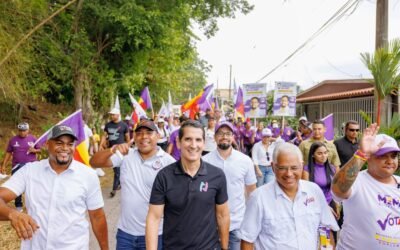 Rómulo y Blandón reciben el respaldo de hombres y mujeres de San Miguelito para ganar la presidencia